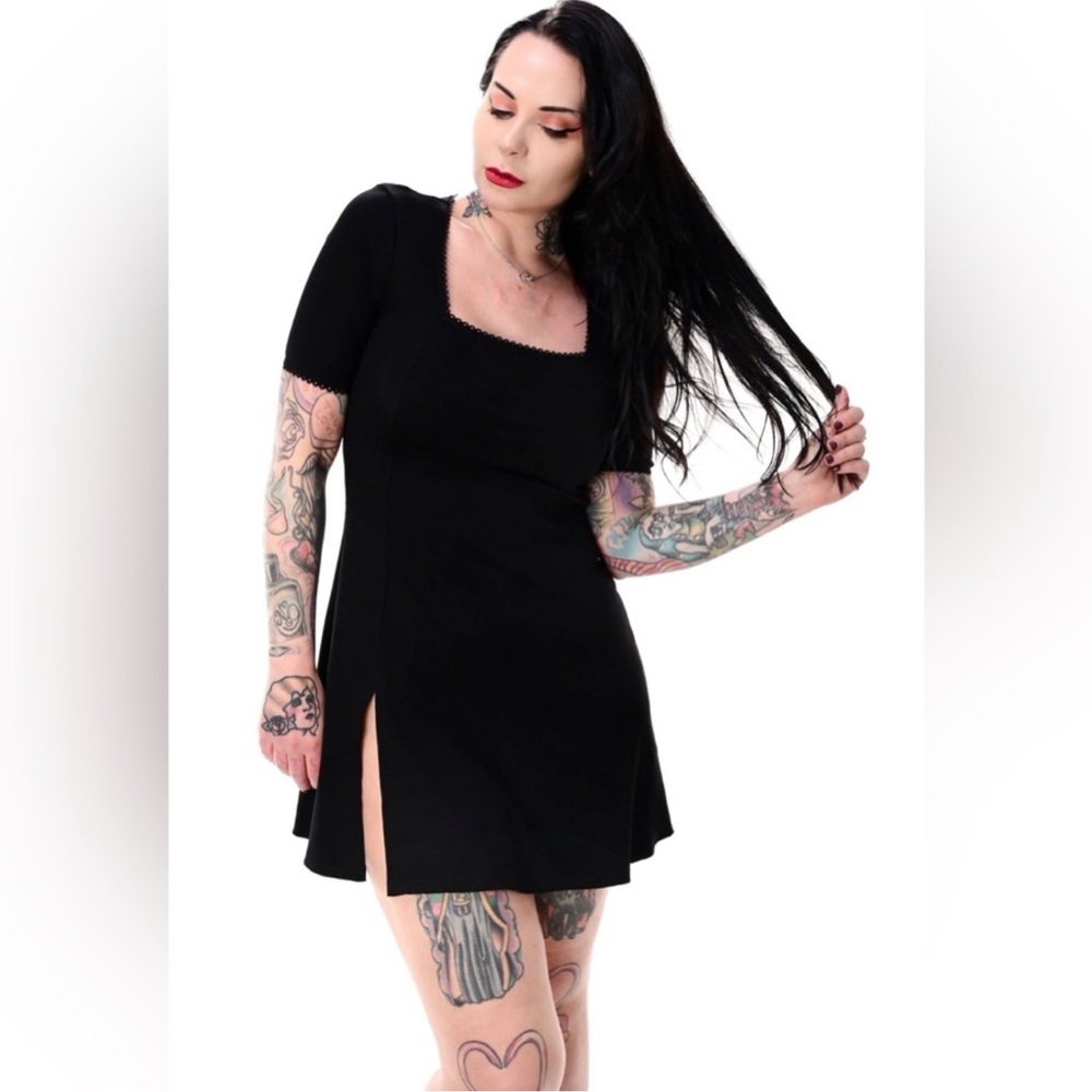 Foxblood mini dress